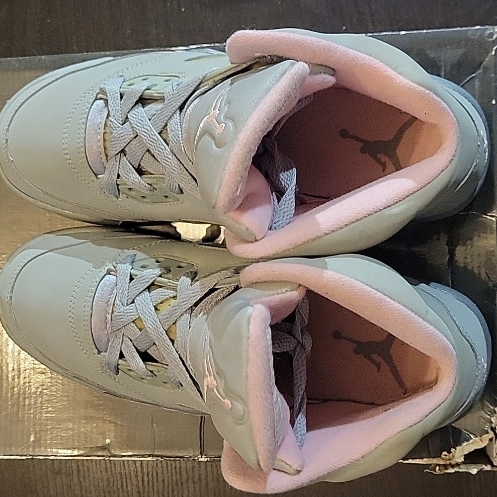 Jordan 5 Retro (GS) Rare "Shy Pink" (Stealth)  (2006) Men 6Y Women 7.5 EUC W/BOX - Picture 7 of 12
